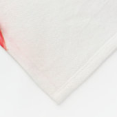 Couverture Polaire Fraises Sur Noir Sur Blanc Fbcnm (Coin)