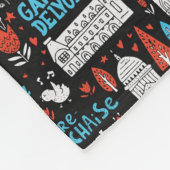 Couverture Polaire France| Motif des symboles (Coin)