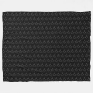 Couverture Polaire Francs-Maçons Maçonniques Carré et Boussole