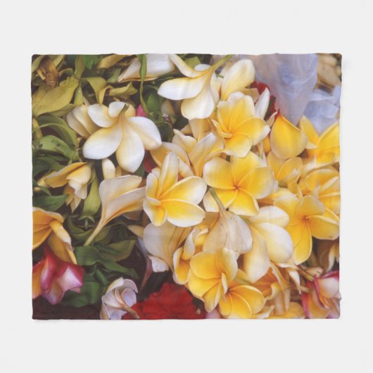 Couverture Polaire Frangipani Fleece Blanket (Devant (Horizontal))