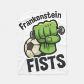 Couverture Polaire Frankenstein Fists Funny Soccer Stuff  (Devant)