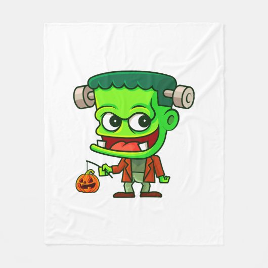 Couverture Polaire Frankenstein Toon (Devant)