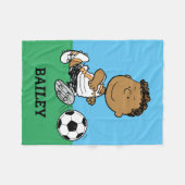 Couverture Polaire Franklin Jouer Au Football (Devant (Horizontal))