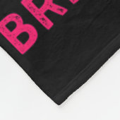Couverture Polaire Frapper le cancer du sein Sensibilisation Softll C (Coin)
