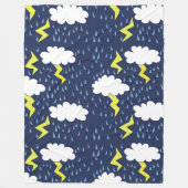 Couverture Polaire Frappes de foudre orage (Devant)