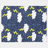 Couverture Polaire Frappes de foudre orage (Devant (Horizontal))