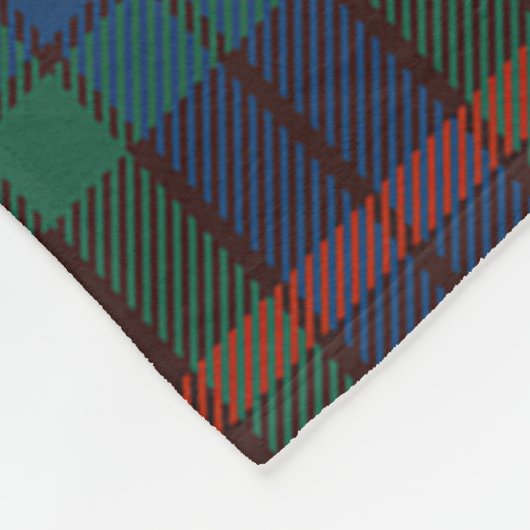 Couverture Polaire Fraser Chasse Ancien Clan Badge Tartan Plaid (Coin)