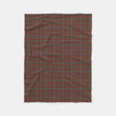Couverture Polaire Fraser de Lovat Rouge et bleu Reproduction Tartan (Devant)