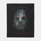 Couverture Polaire Freddy contre Jason | Devis Jason Mask (Devant)