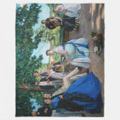 Couverture Polaire Frédéric Bazille - La Réunion Familiale (Devant)