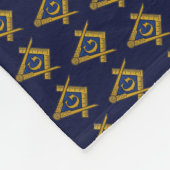 Couverture Polaire Freemasons maçonniques Carré et boussole (Coin)