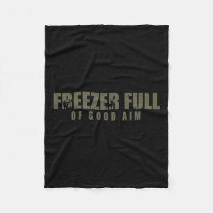 Couverture Polaire Freezer Plein De Bon Objectif Chasse Saison Chasse