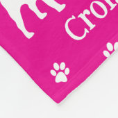 Couverture Polaire French Bulldog Personnalisé Dog Blanket Frenchie (Coin)
