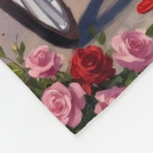 Couverture Polaire French Bulldog Valentine's Day  (Coin)