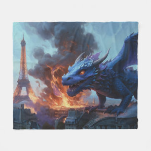 Couverture Polaire French Fries, Quelqu'Un ? Dragon Art