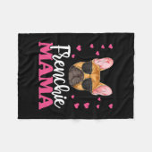 Couverture Polaire Frenchie Bulldog Mama (Devant (Horizontal))