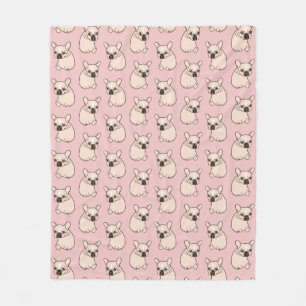 Couverture Polaire Frenchie crème mignon a besoin d'un certain amour