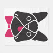 Couverture Polaire Frenchie de fantaisie (Devant (Horizontal))