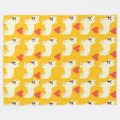 Couverture Polaire Frenchie Lover (Devant (Horizontal))