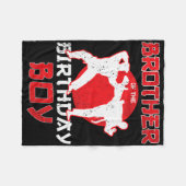 Couverture Polaire Frère De Karate Anniversaire Taekwondo Boy Marti (Devant (Horizontal))