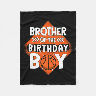 Couverture Polaire Frère De L'Anniversaire Garçon Frère Bysketbyll Bi
