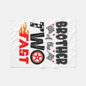 Couverture Polaire Frère Des Deux Rapides 2E Anniversaire Boy Racing  (Devant (Horizontal))