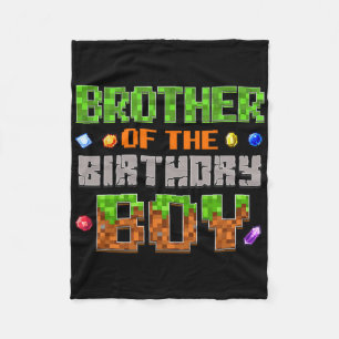 Couverture Polaire Frère du garçon d'anniversaire Vidéo de fête Joueu