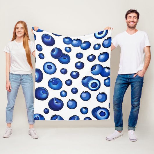 Couverture Polaire Fresh Blueberry (En situation)