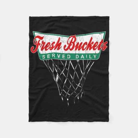 Couverture Polaire Fresh Buckets Ll Sketll Player Served Daily 1  (Devant)