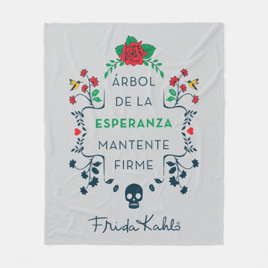 Couverture Polaire Frida Kahlo | Árbol De La Esperanza (Devant)