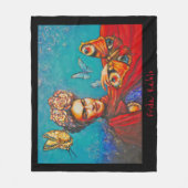 Couverture Polaire Frida Peinte Eve (Devant)