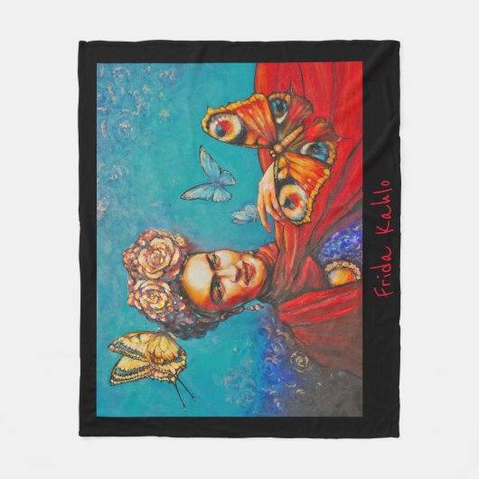 Couverture Polaire Frida Peinte Eve (Devant)