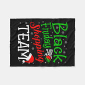 Couverture Polaire Friday Shopng Team Christmas Black Shopng Family G (Devant (Horizontal))