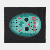 Couverture Polaire Friday the 13th | Blue Hockey Mask Graphic (Devant (Horizontal))