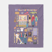 Couverture Polaire FRIENDS™ | 30 Ans d'Amitié (Devant)