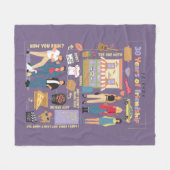 Couverture Polaire FRIENDS™ | 30 Ans d'Amitié (Devant (Horizontal))