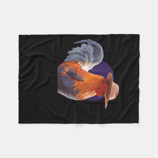 Couverture Polaire Friends Come And Go Scrappy Stays Funny Chicken Me (Devant (Horizontal))