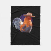 Couverture Polaire Friends Come And Go Scrappy Stays Funny Chicken Me (Devant)