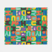 Couverture Polaire FRIENDS™ | Comment vas-tu Design Vibrant (Devant (Horizontal))