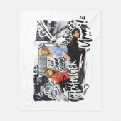 Couverture Polaire FRIENDS™ | Danger ! Unagi ! (Devant)