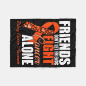 Couverture Polaire Friends Don't Let Friends Fight Cancer Alone Kidne (Devant (Horizontal))
