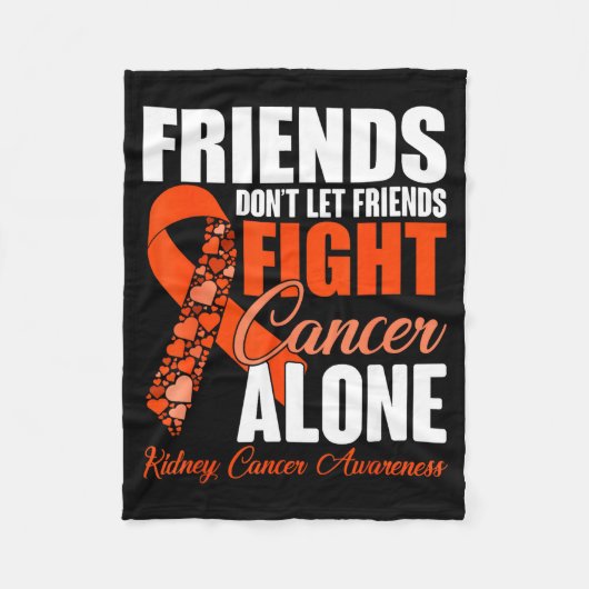 Couverture Polaire Friends Don't Let Friends Fight Cancer Alone Kidne (Devant)