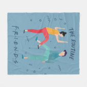 Couverture Polaire FRIENDS™ | La Routine (Devant (Horizontal))