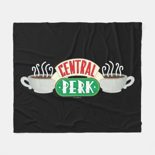 Couverture Polaire FRIENDS™ | Logo Central Perk (Devant (Horizontal))