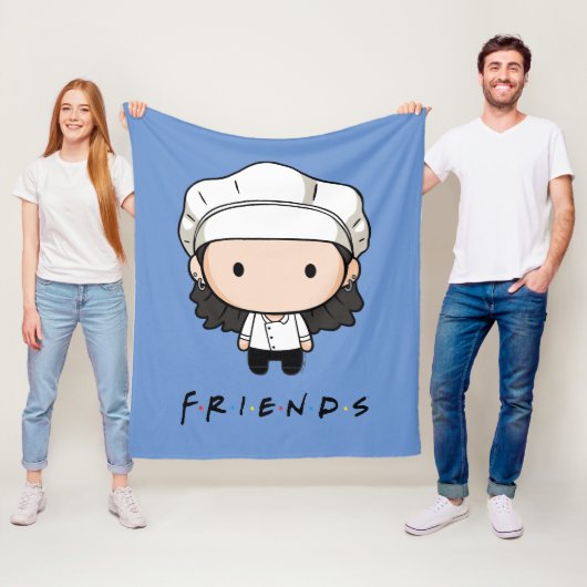 Couverture Polaire FRIENDS™ | Monica Chibi (En situation)