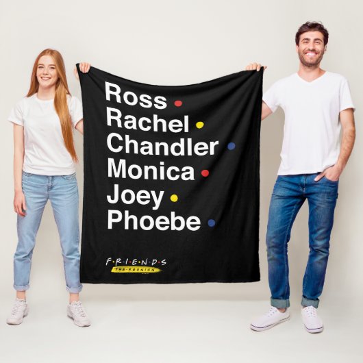 Couverture Polaire FRIENDS™ | Noms des personnages (En situation)
