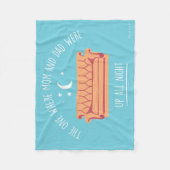 Couverture Polaire FRIENDS™ | Nuit blanche (Devant)