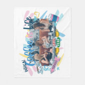 Couverture Polaire FRIENDS™ | Quand le café c'est la vie (Devant)