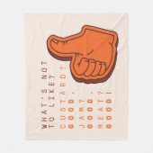 Couverture Polaire FRIENDS™ | Qu'est-ce qu'on n'aime pas? (Devant)