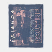 Couverture Polaire FRIENDS™ | S'en tenir à la Routine (Devant)